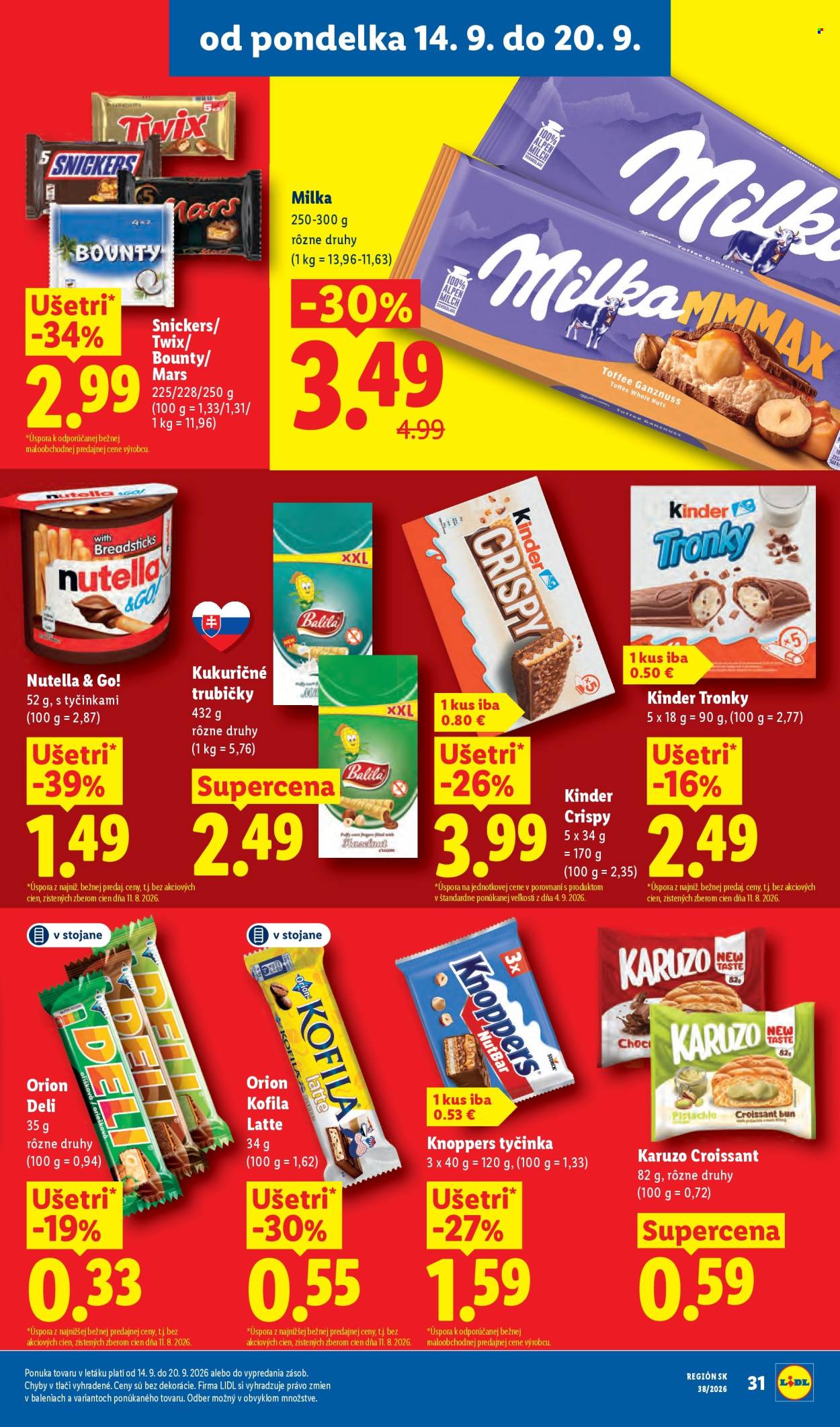 Leták Lidl - 14.9.2026 - 20.9.2026. Strana 43