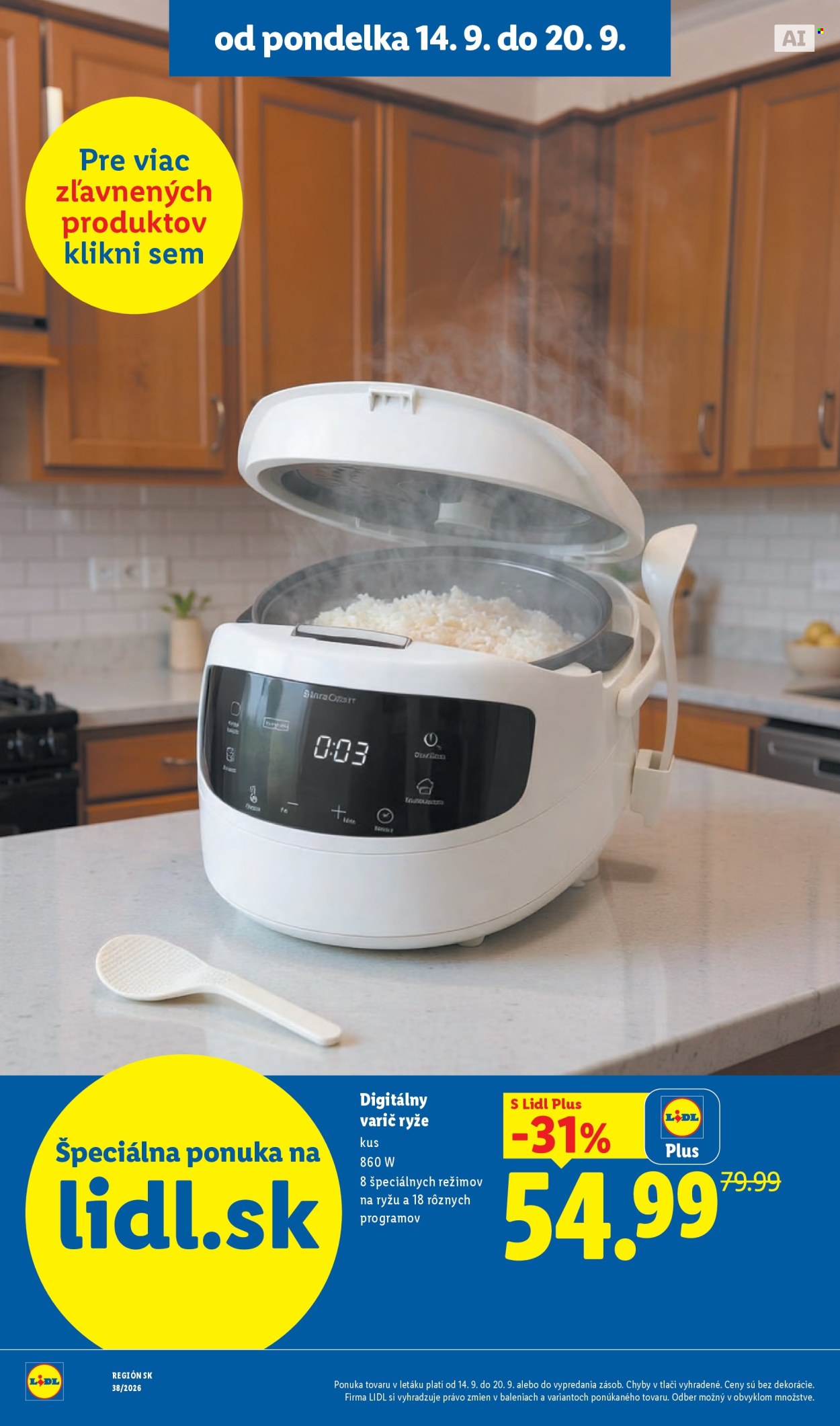 Leták Lidl - 14.9.2026 - 20.9.2026. Strana 52
