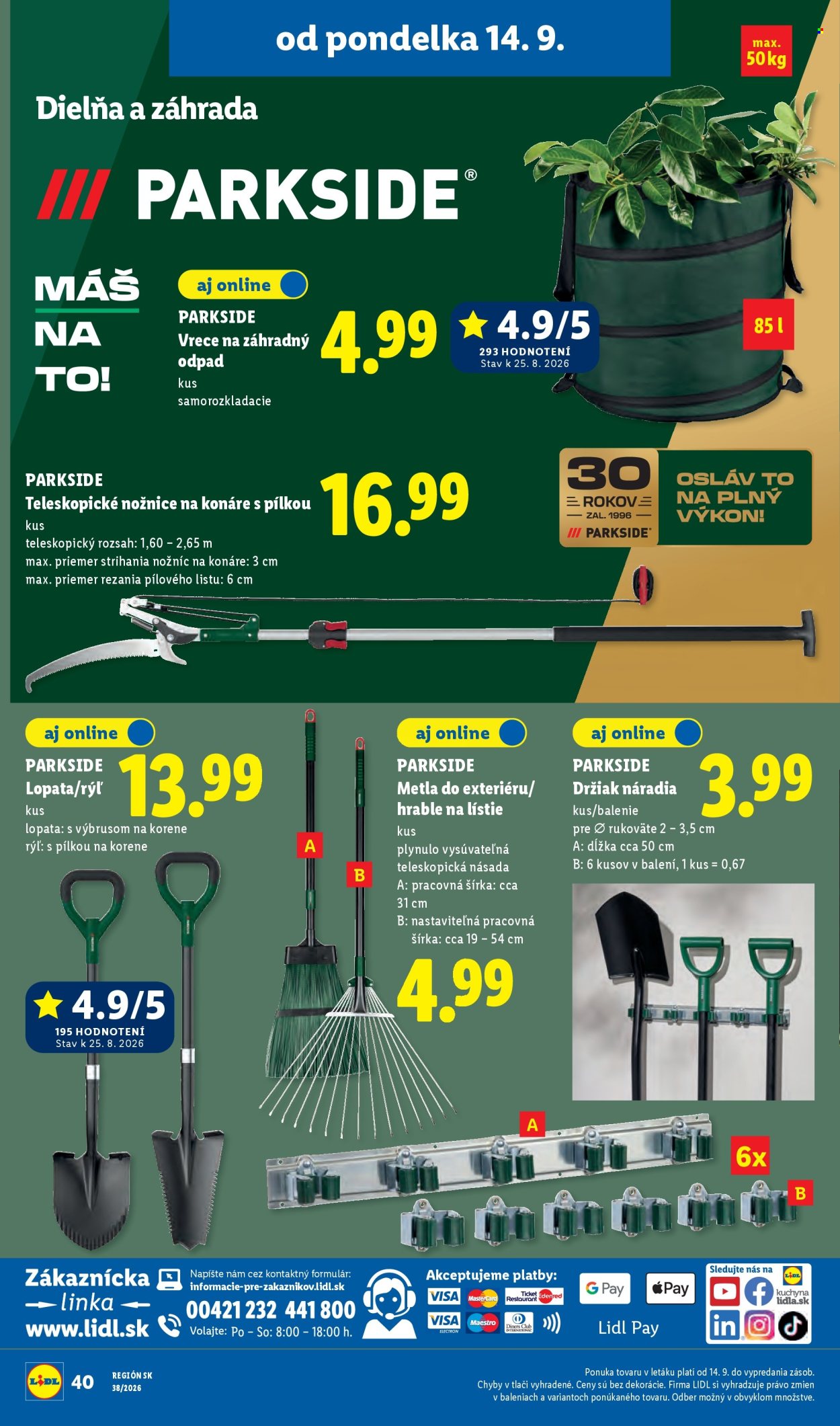 Leták Lidl - 14.9.2026 - 20.9.2026. Strana 56