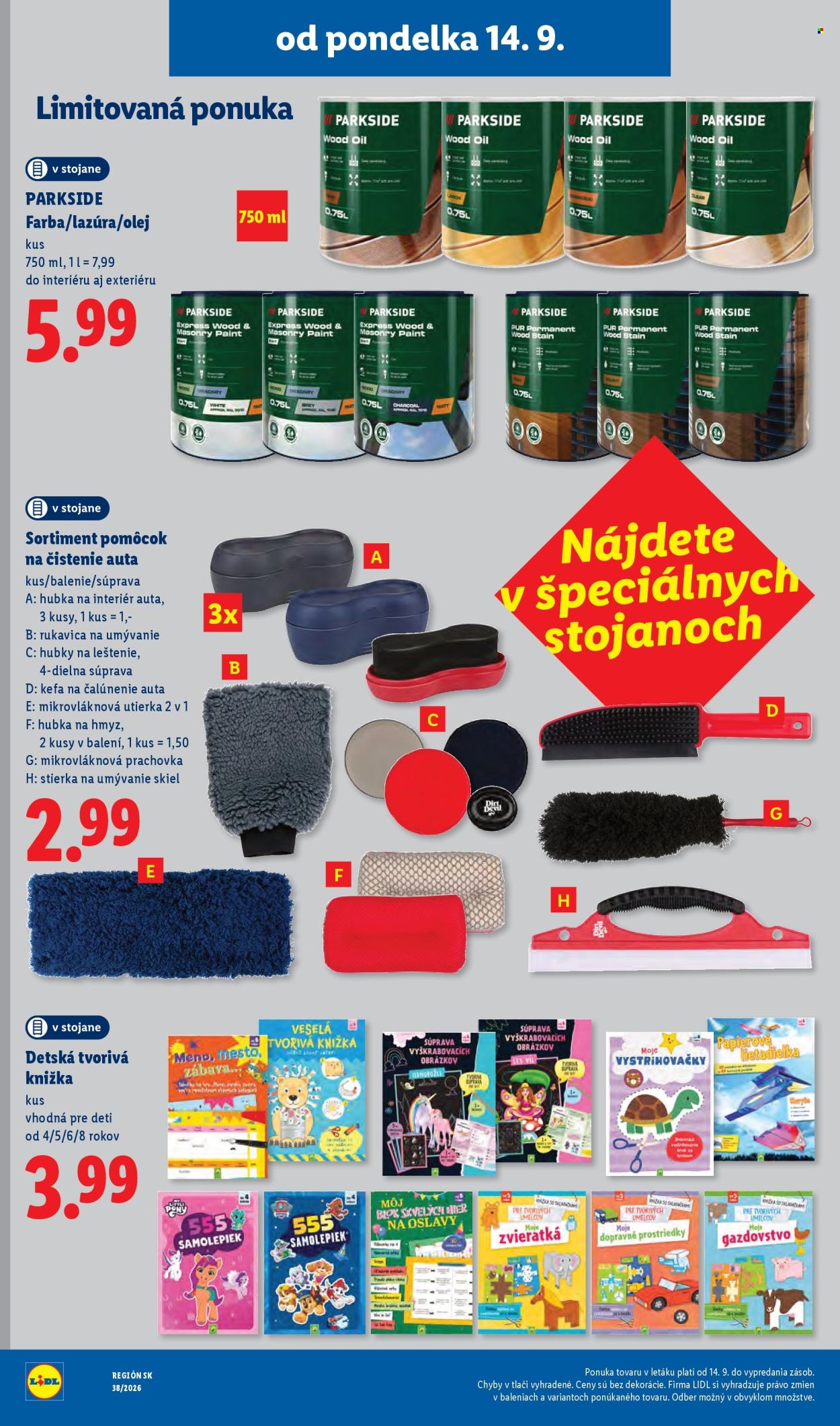 Leták Lidl - 14.9.2026 - 20.9.2026. Strana 59