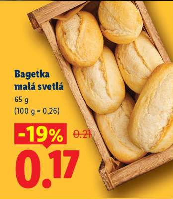 Bagetka malá svetlá