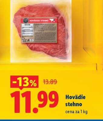 Hovädzie stehno