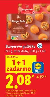 Burgerové guľôčky
