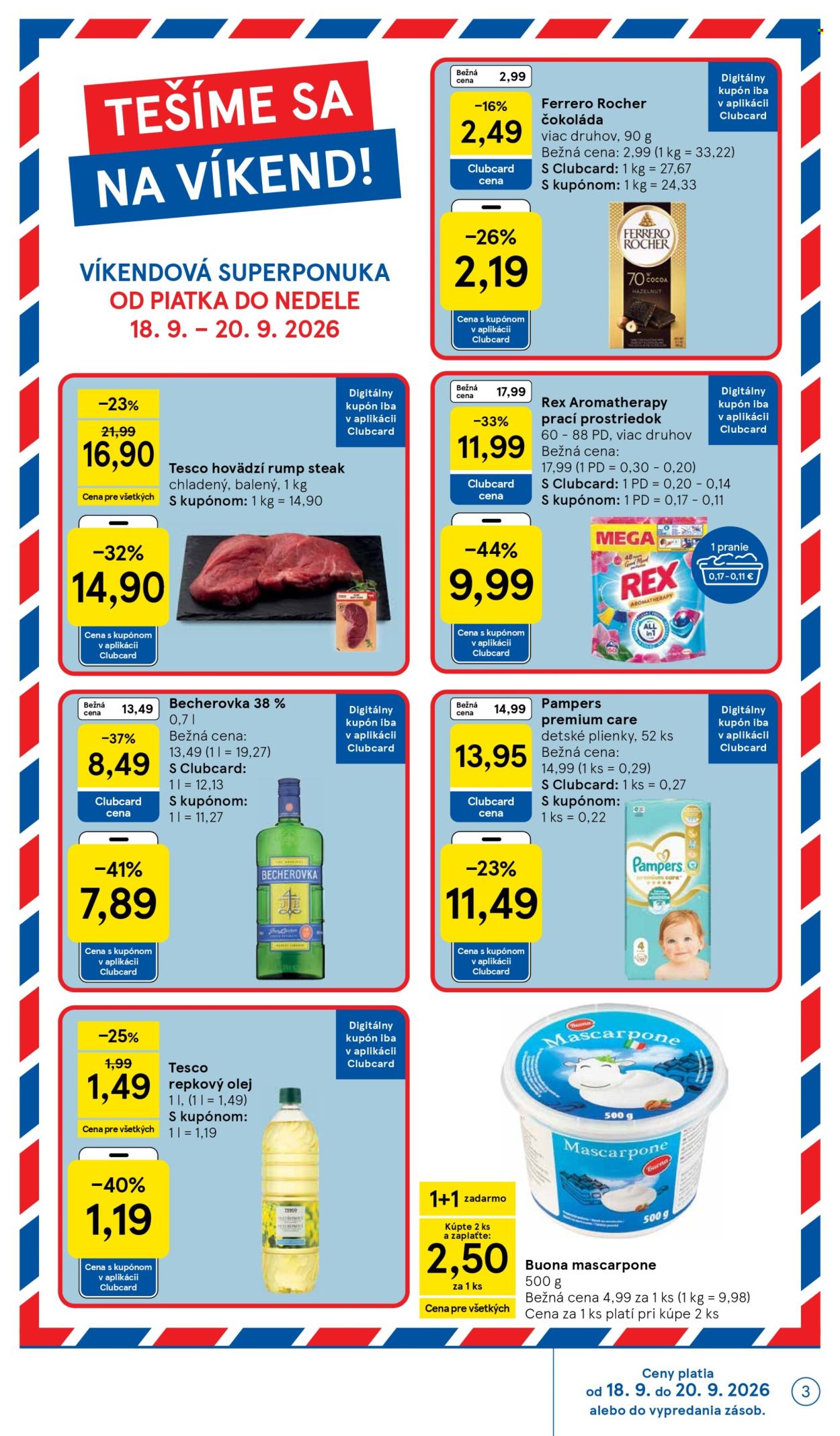 Leták TESCO - 16.9.2026 - 22.9.2026. Strana 3