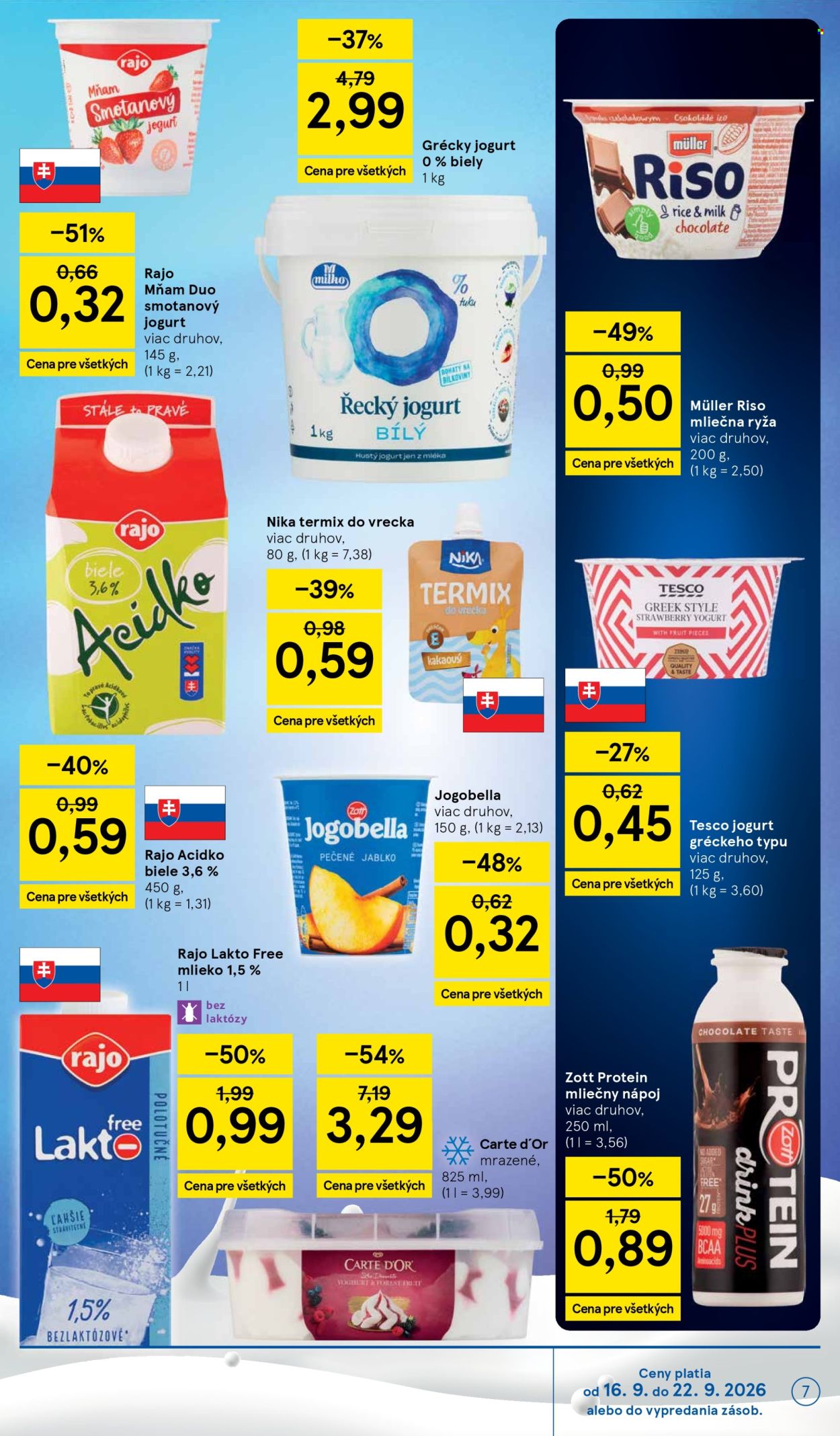 Leták TESCO - 16.9.2026 - 22.9.2026. Strana 7