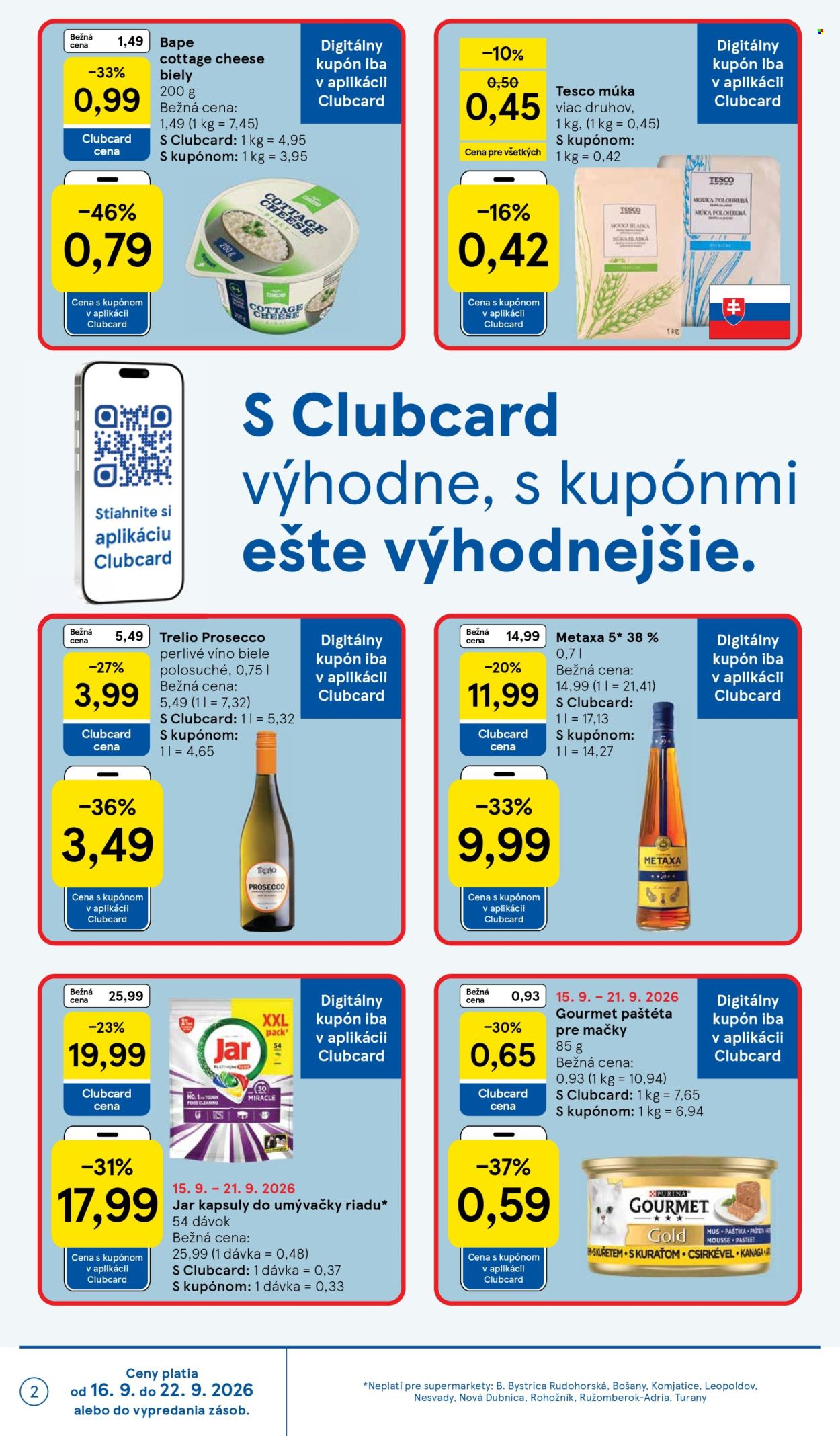 Leták TESCO supermarket - 16.9.2026 - 22.9.2026. Strana 2