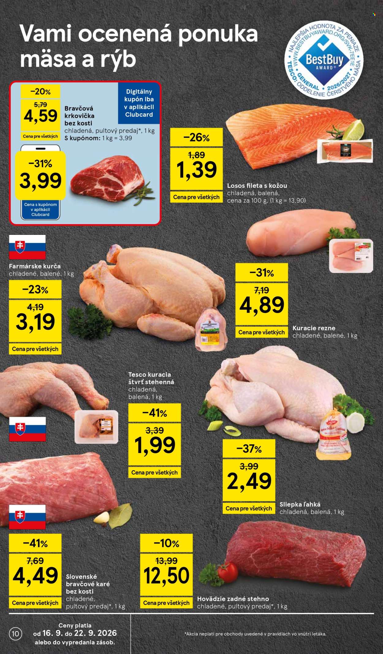 Leták TESCO - 16.9.2026 - 22.9.2026. Strana 10