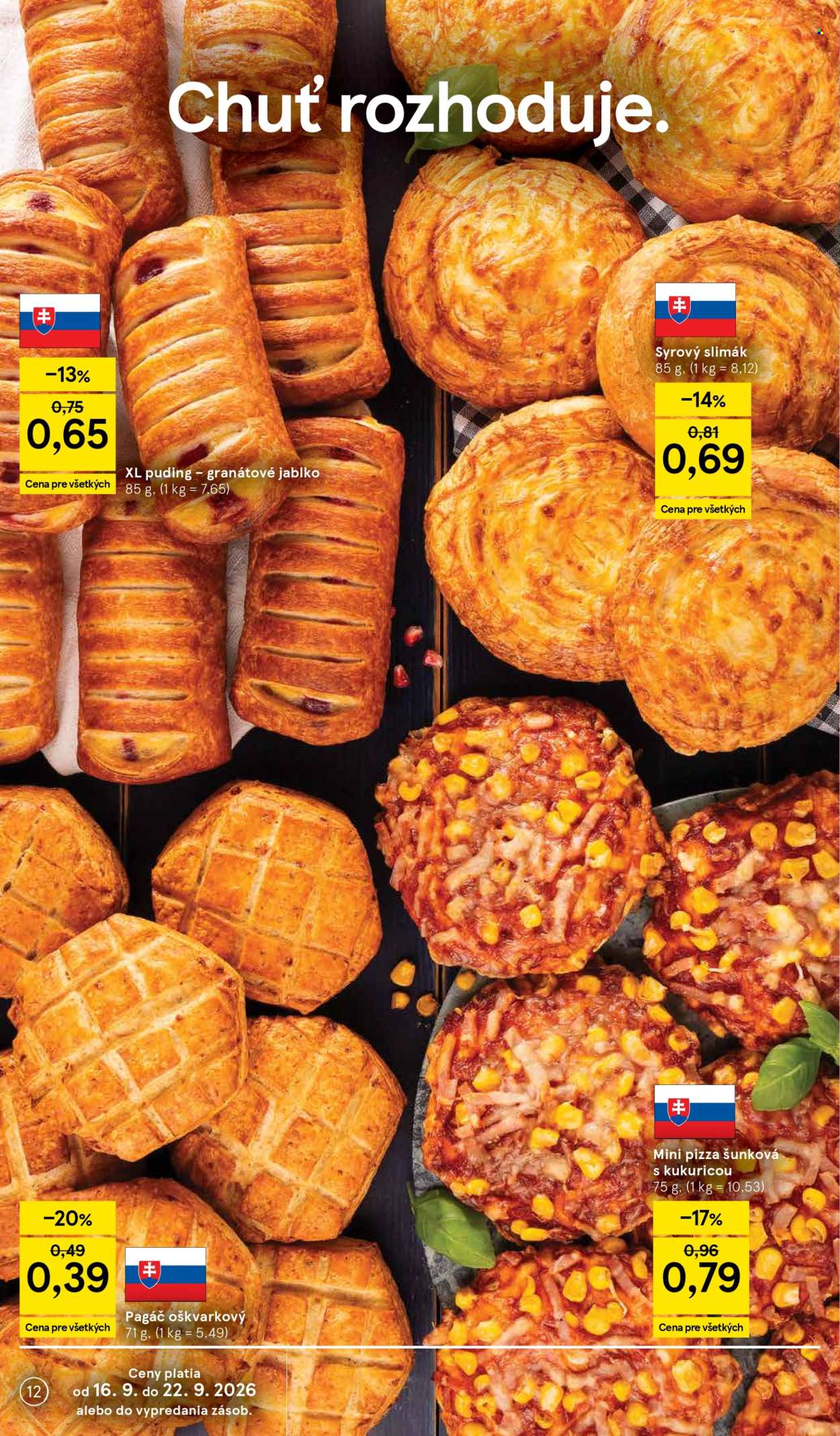 Leták TESCO supermarket - 16.9.2026 - 22.9.2026. Strana 12