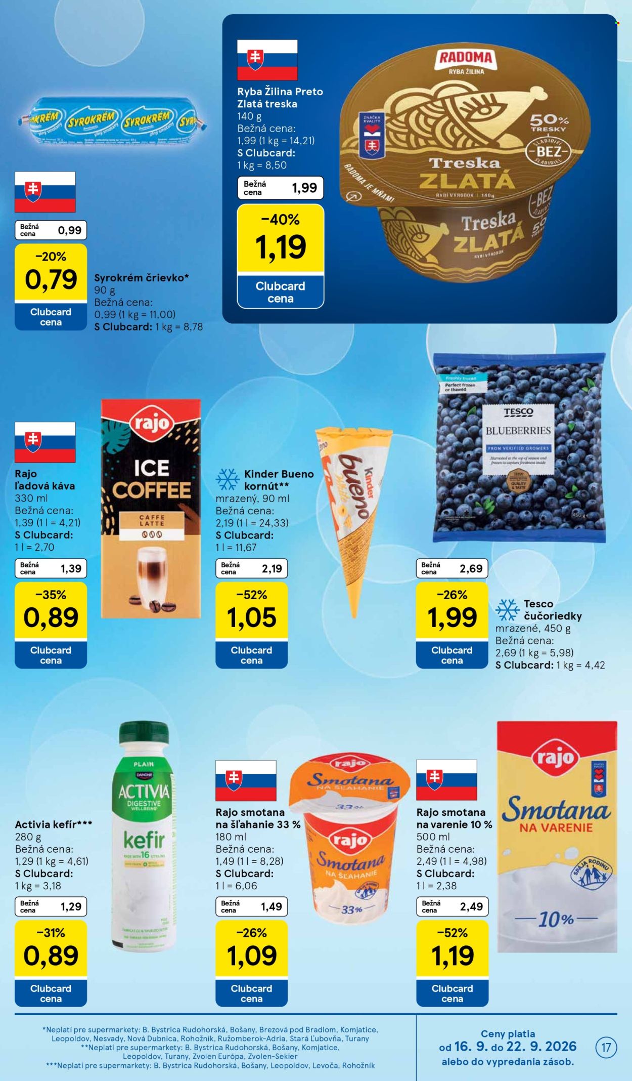 Leták TESCO supermarket - 16.9.2026 - 22.9.2026. Strana 17