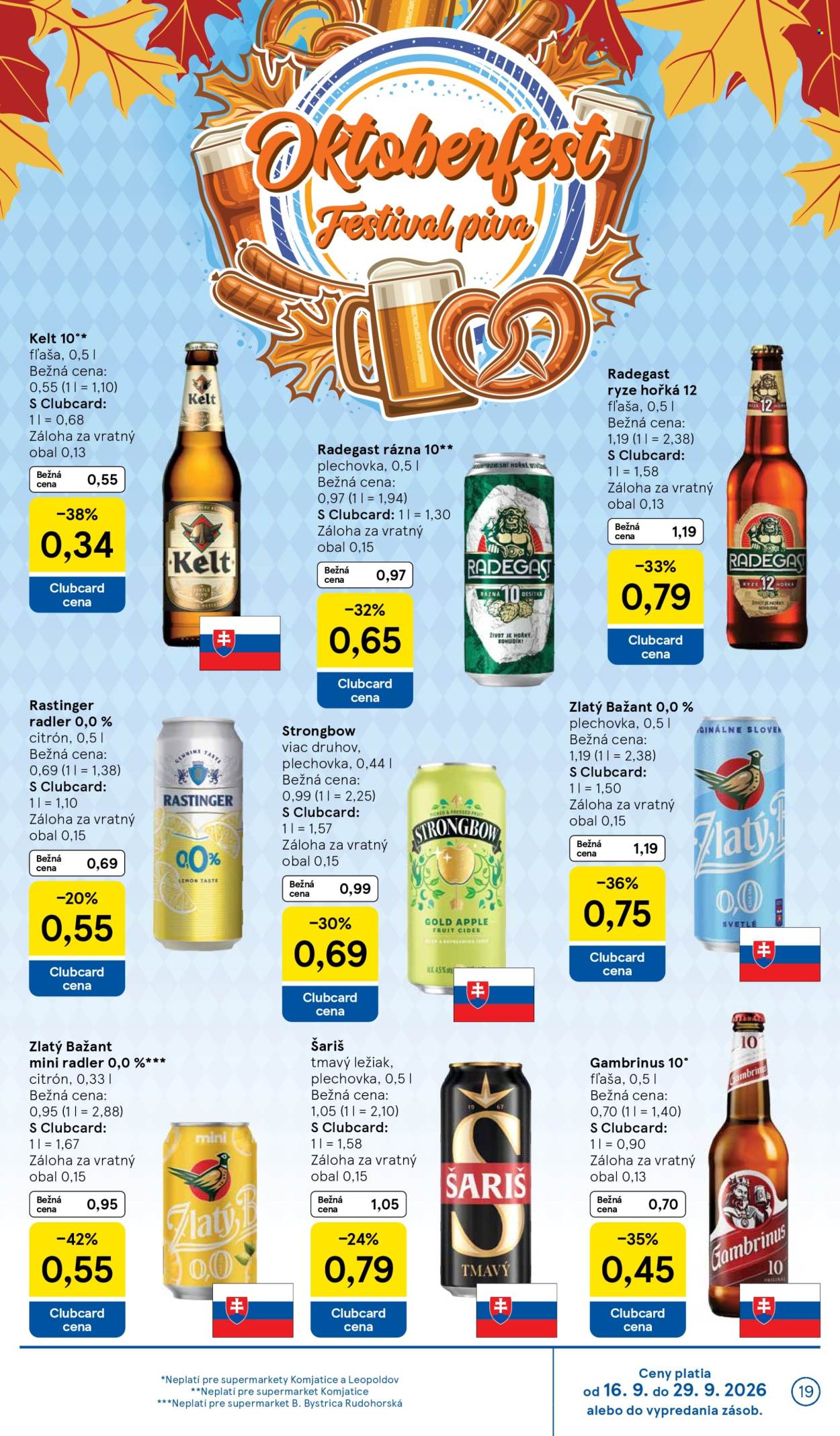 Leták TESCO supermarket - 16.9.2026 - 22.9.2026. Strana 19