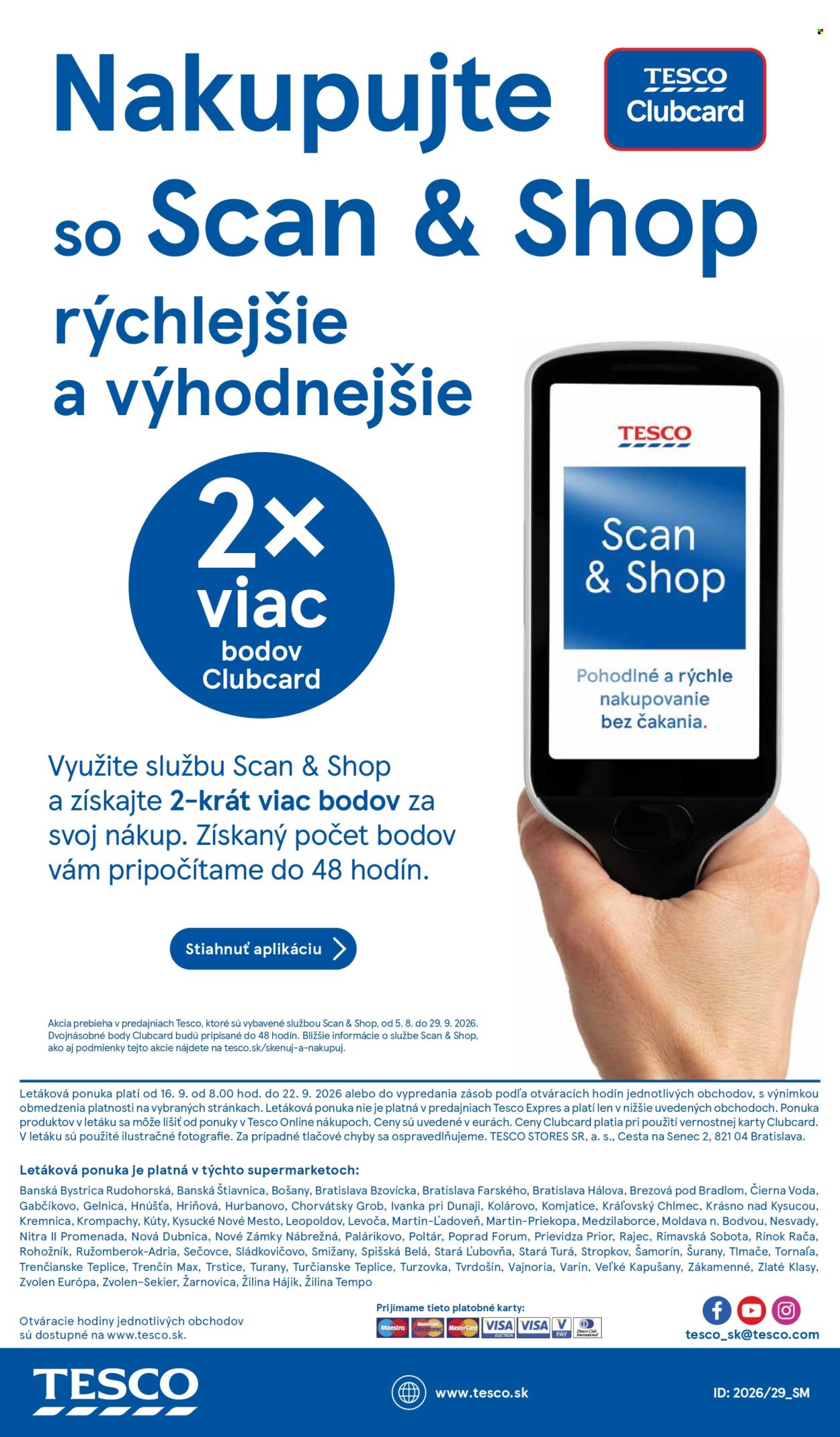 Leták TESCO supermarket - 16.9.2026 - 22.9.2026. Strana 24