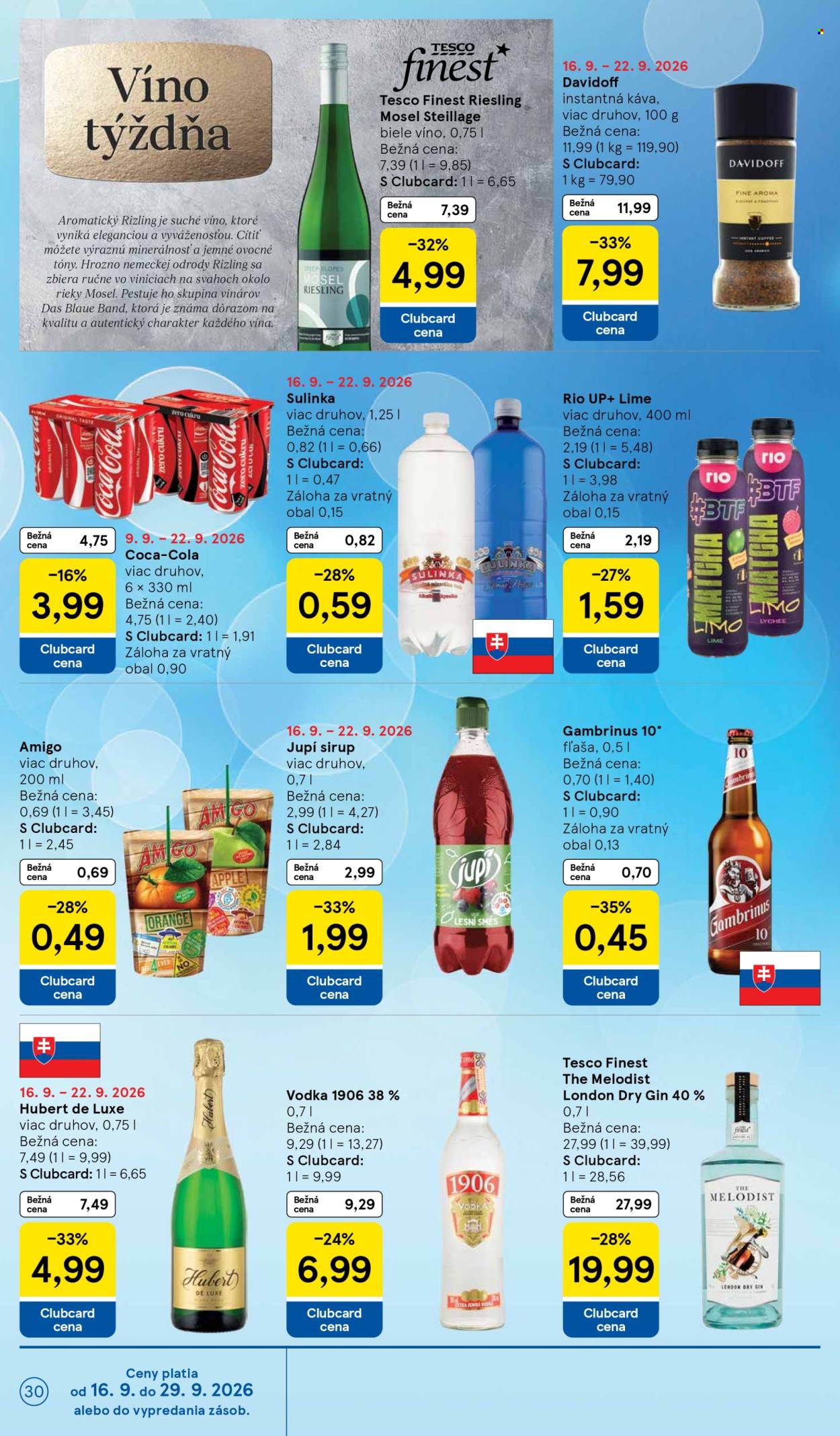 Leták TESCO - 16.9.2026 - 22.9.2026. Strana 30