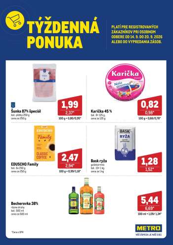 Leták Metro - 14.9.2026 - 20.9.2026.