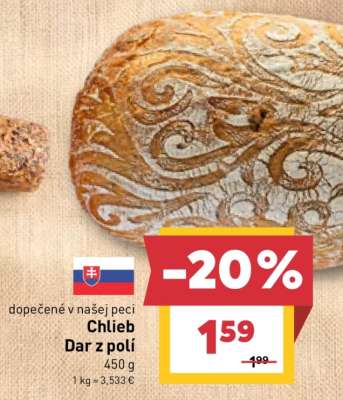 Chlieb Dar z polí