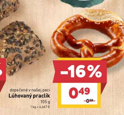 Lúhovaný praclík