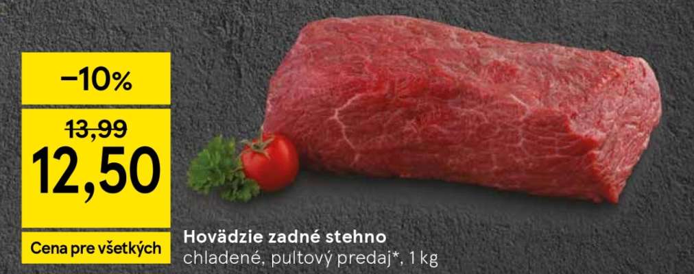 Hovädzie zadné stehno