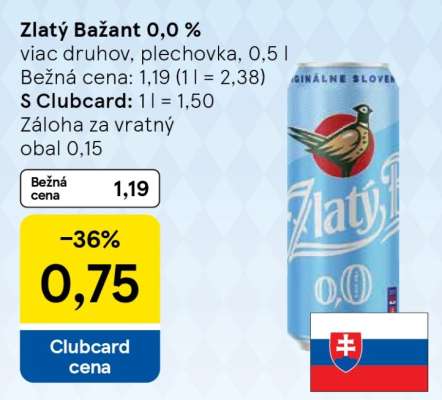 Zlatý Bažant 0,0%