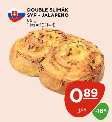 DOUBLE SLIMÁK SYR - JALAPEÑO