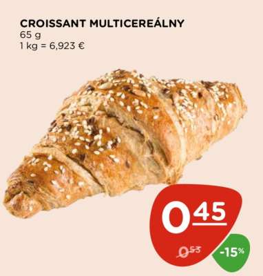 Croissant multicereálny