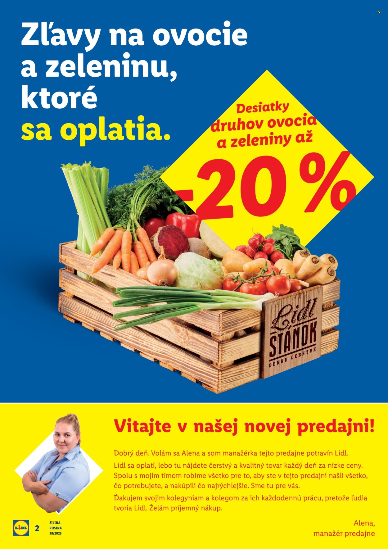 Leták Lidl - 14.9.2026 - 20.9.2026. Strana 2