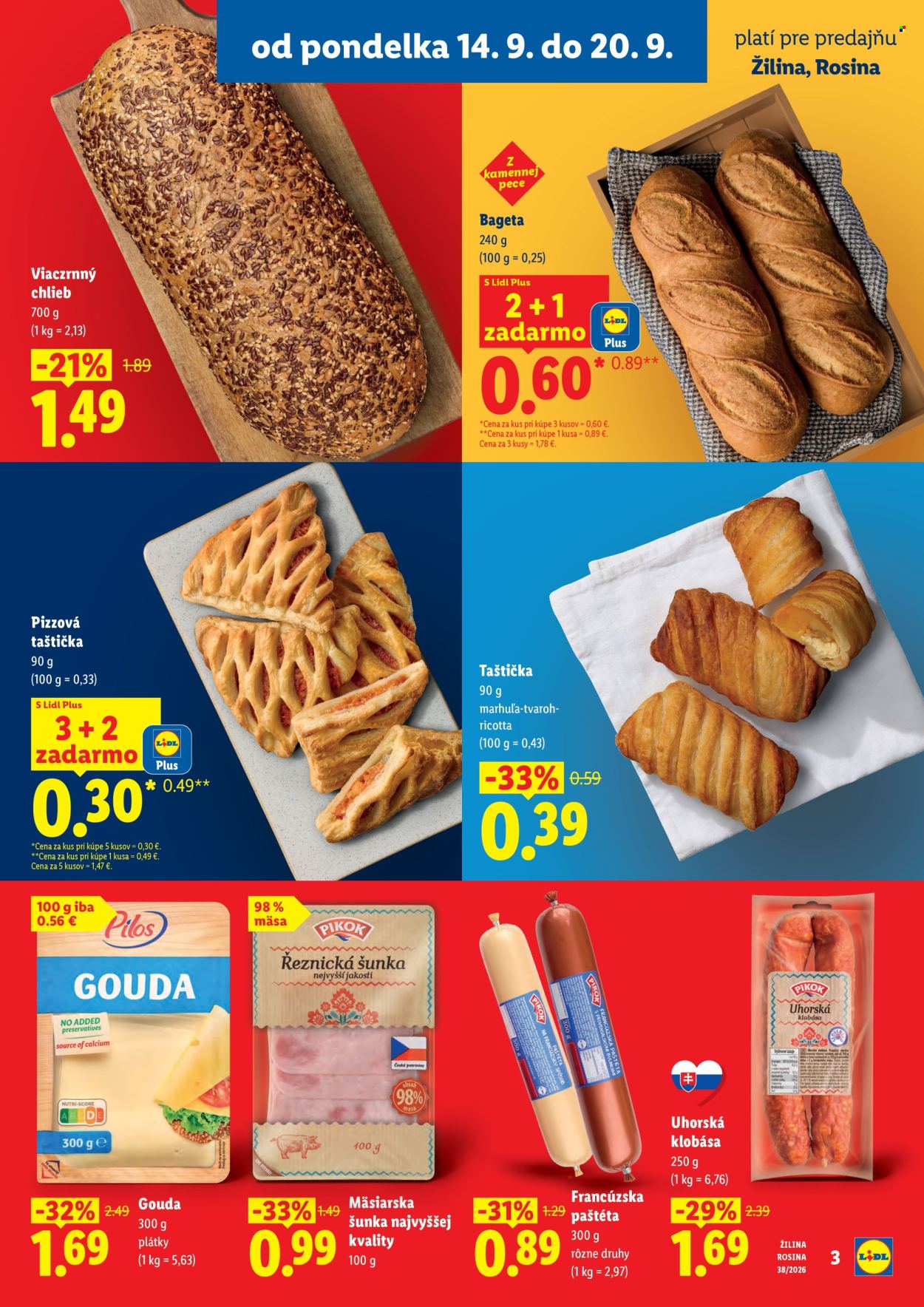 Leták Lidl - 14.9.2026 - 20.9.2026. Strana 3