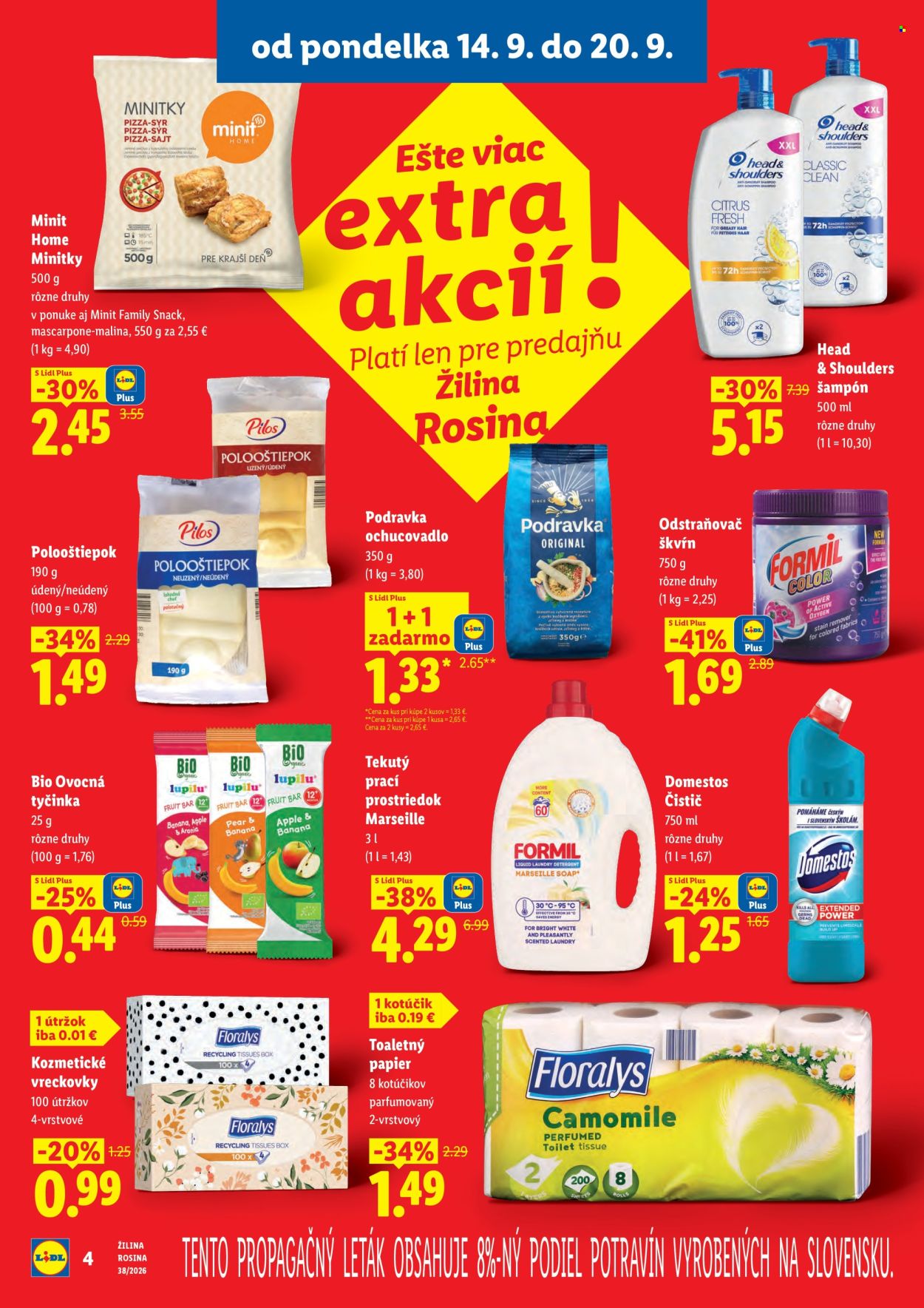 Leták Lidl - 14.9.2026 - 20.9.2026. Strana 4