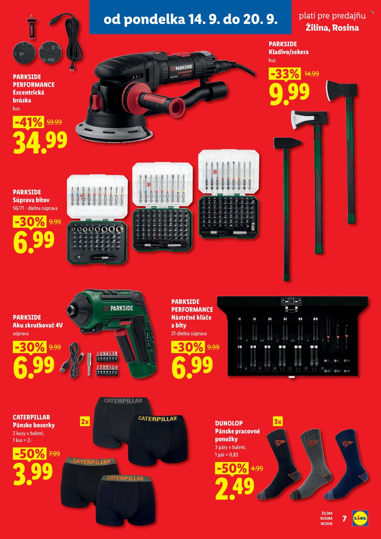 Leták Lidl - 14.9.2026 - 20.9.2026. Strana 7