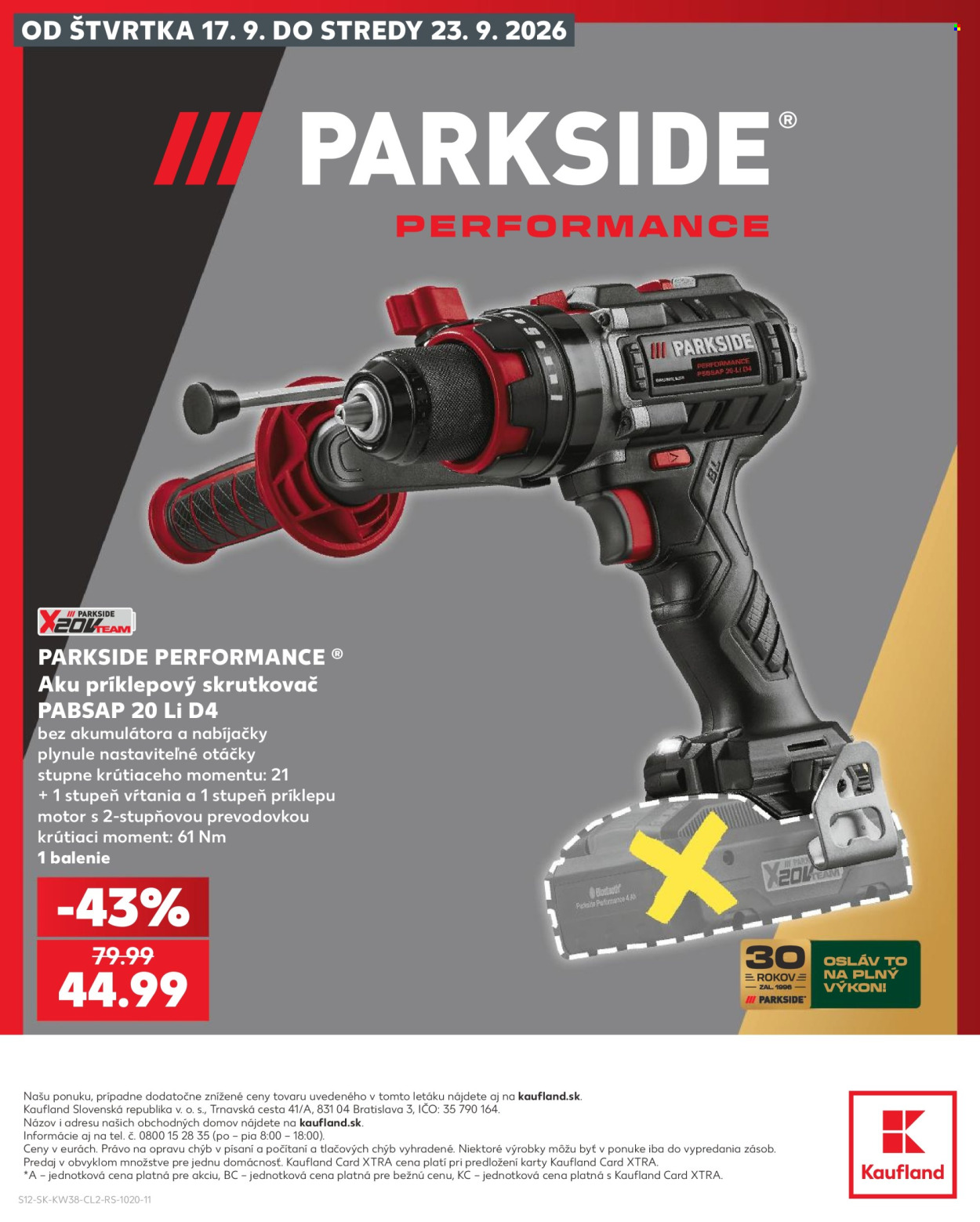 Leták Kaufland - 17.9.2026 - 23.9.2026. Strana 12