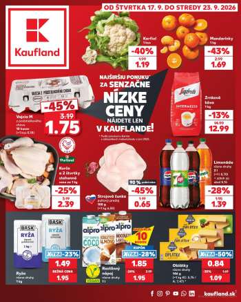 Leták Kaufland - 17.9.2026 - 23.9.2026.