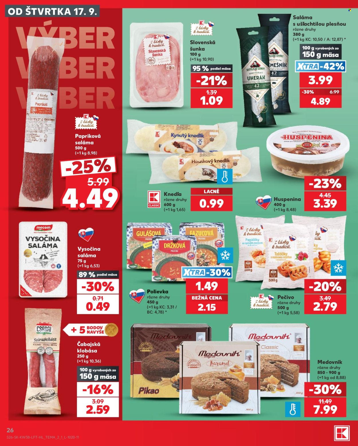 Leták Kaufland - 17.9.2026 - 23.9.2026. Strana 26