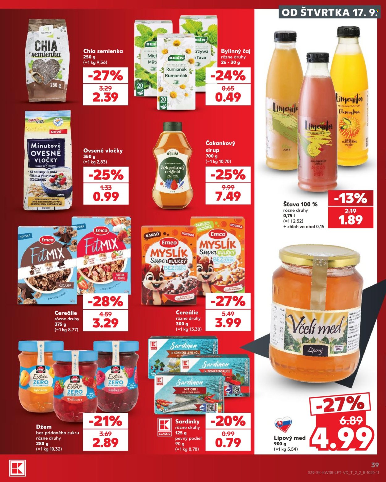Leták Kaufland - 17.9.2026 - 23.9.2026. Strana 39