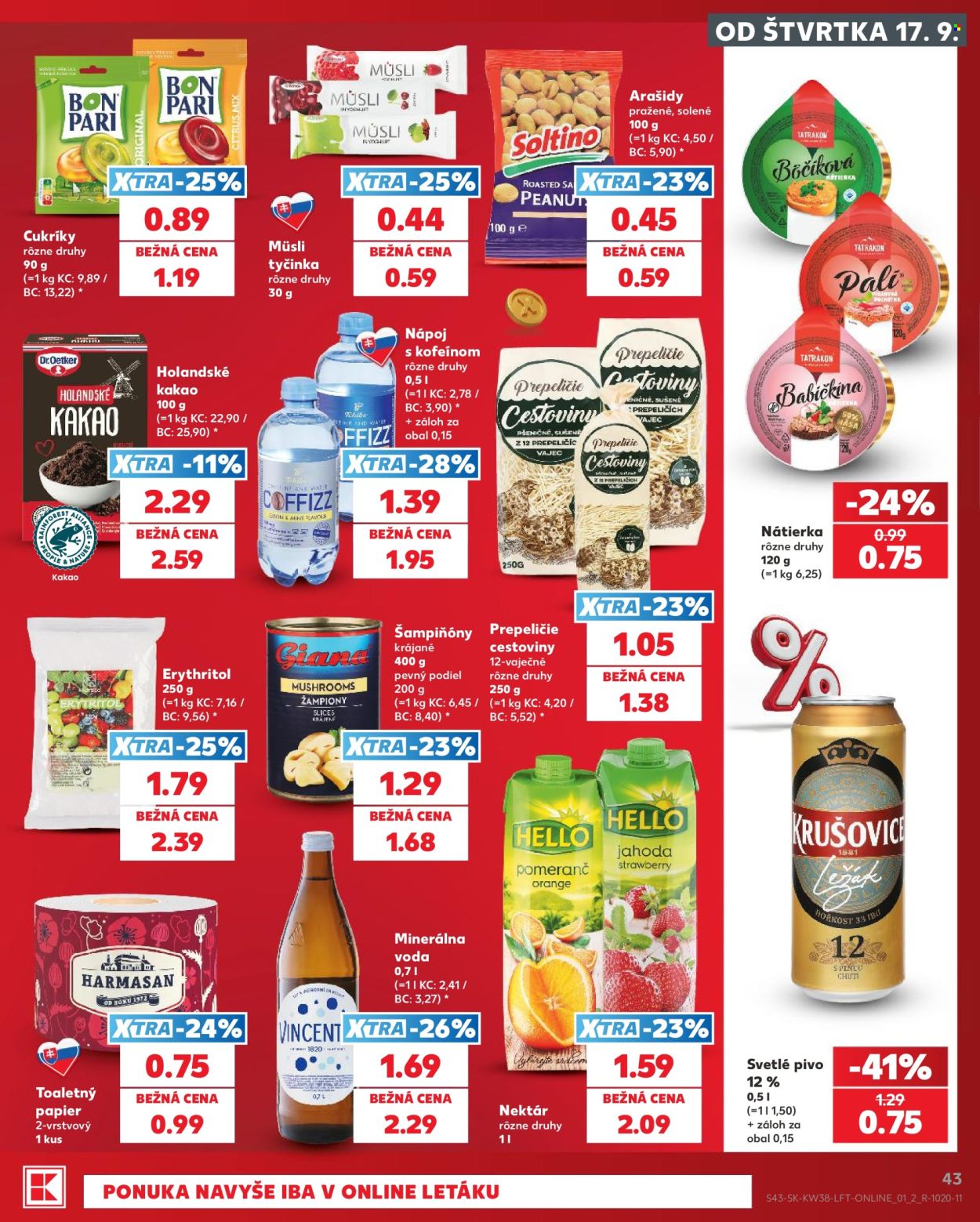 Leták Kaufland - 17.9.2026 - 23.9.2026. Strana 43