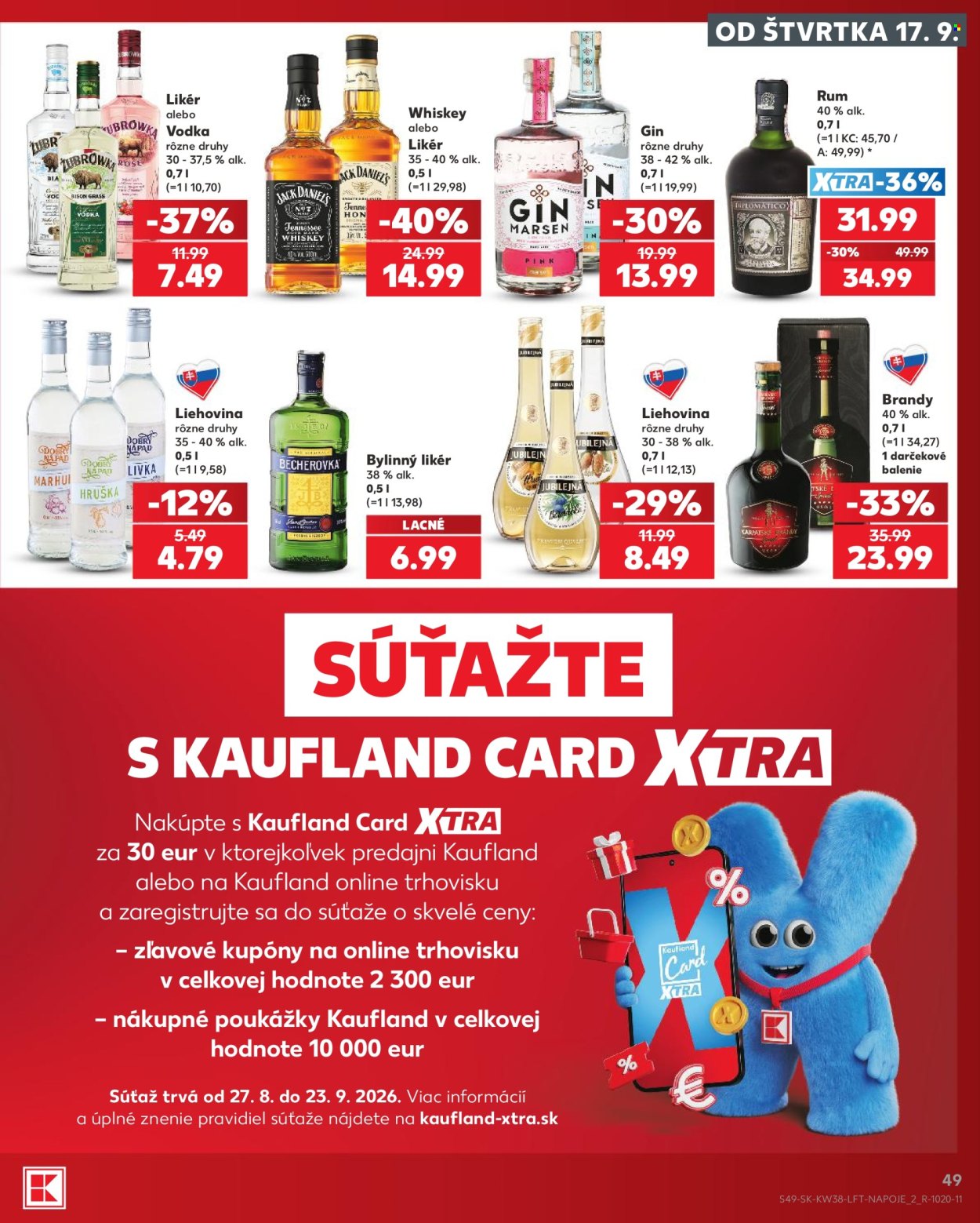 Leták Kaufland - 17.9.2026 - 23.9.2026. Strana 49