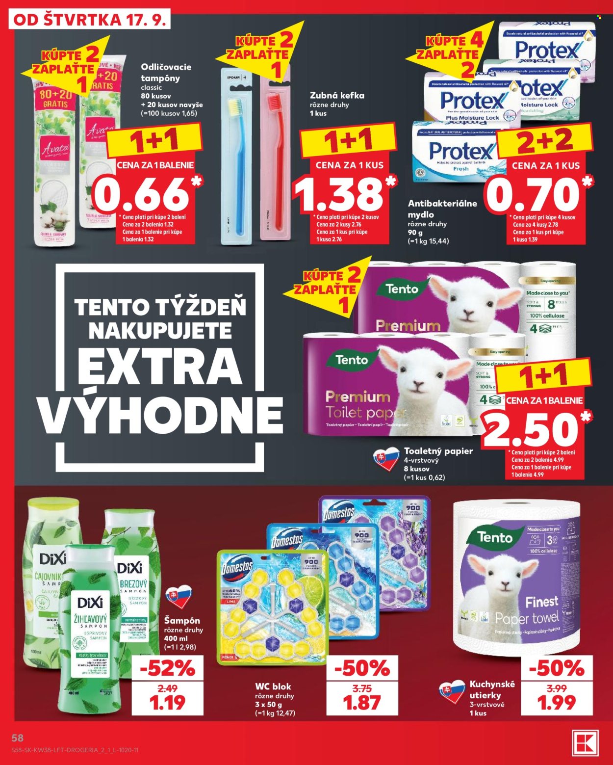 Leták Kaufland - 17.9.2026 - 23.9.2026. Strana 58