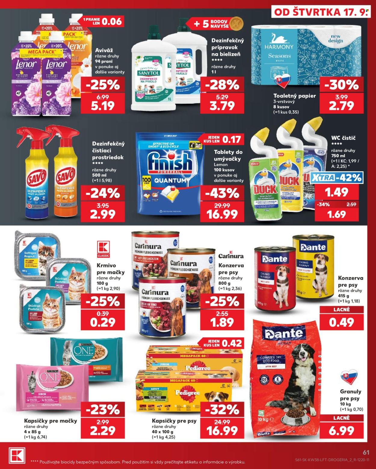 Leták Kaufland - 17.9.2026 - 23.9.2026. Strana 61