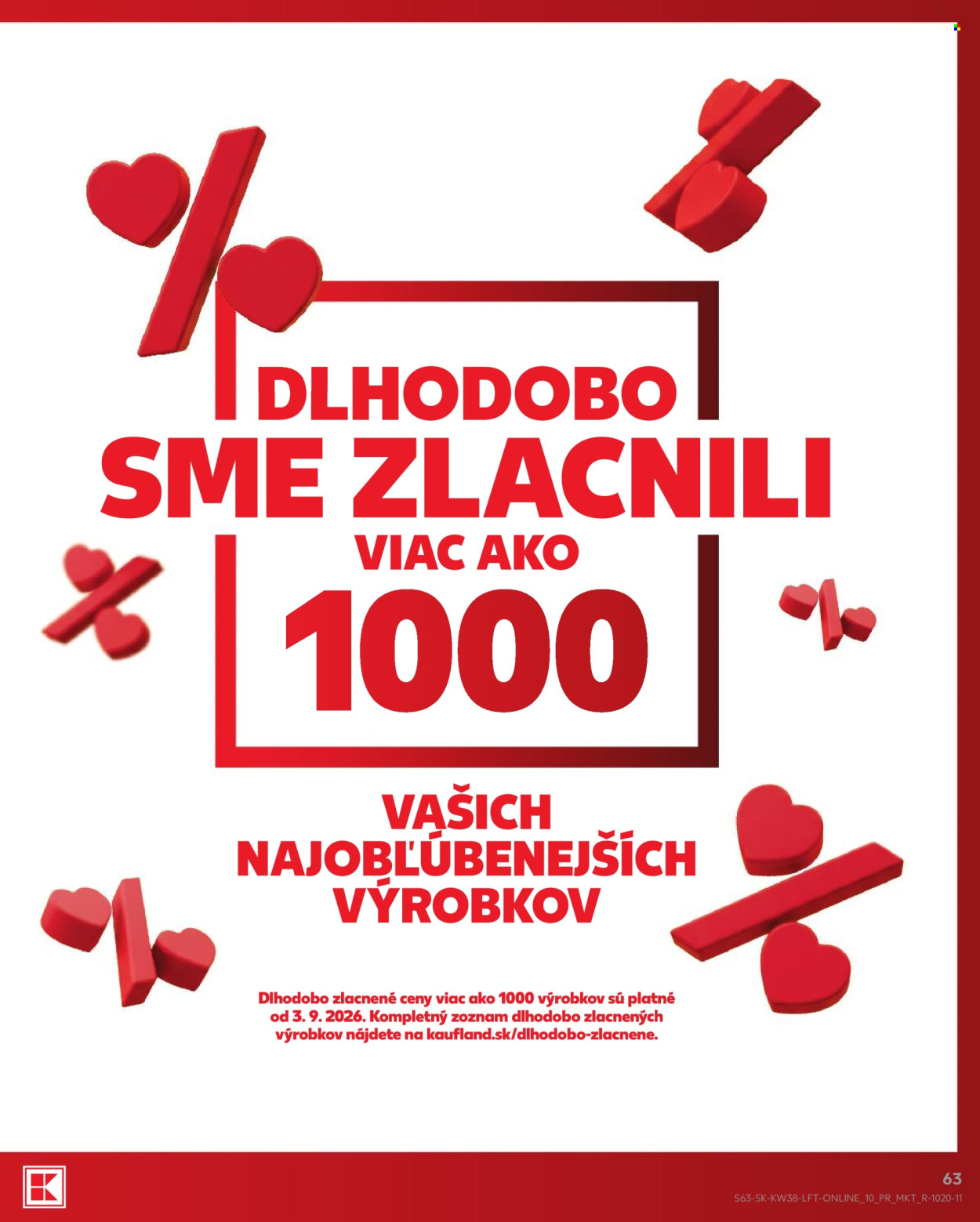 Leták Kaufland - 17.9.2026 - 23.9.2026. Strana 63
