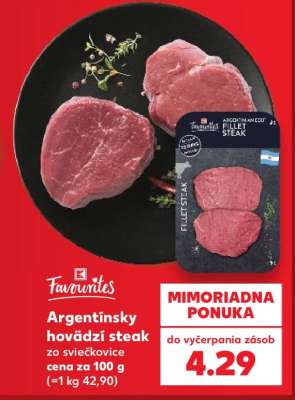 Argentínsky hovädzí steak