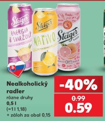Nealkoholický radler