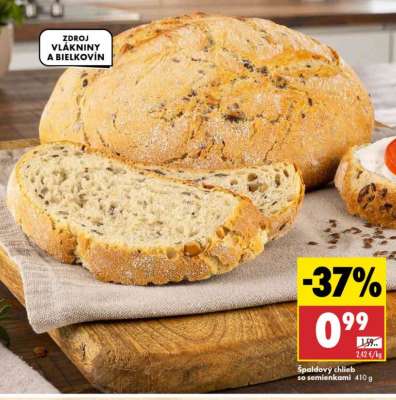 Špaldový chlieb so semienkami 410 g