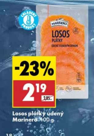 Losos plátky uzený Marinero