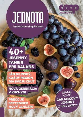 Leták COOP Jednota - 1.9.2026 - 30.9.2026.