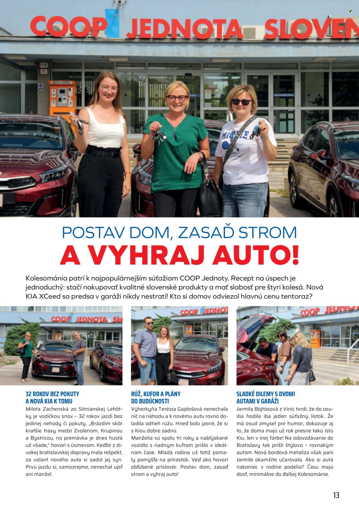 Leták COOP Jednota - 1.9.2026 - 30.9.2026. Strana 13
