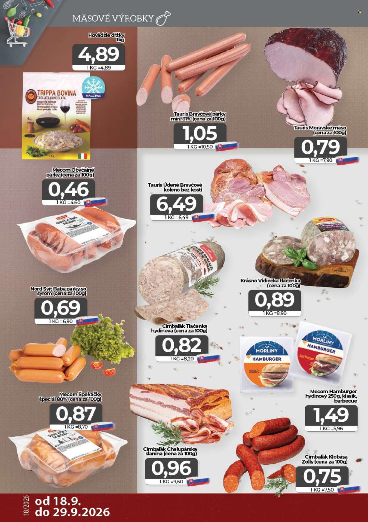 Leták CBA Komfos - 18.9.2026 - 29.9.2026. Strana 2