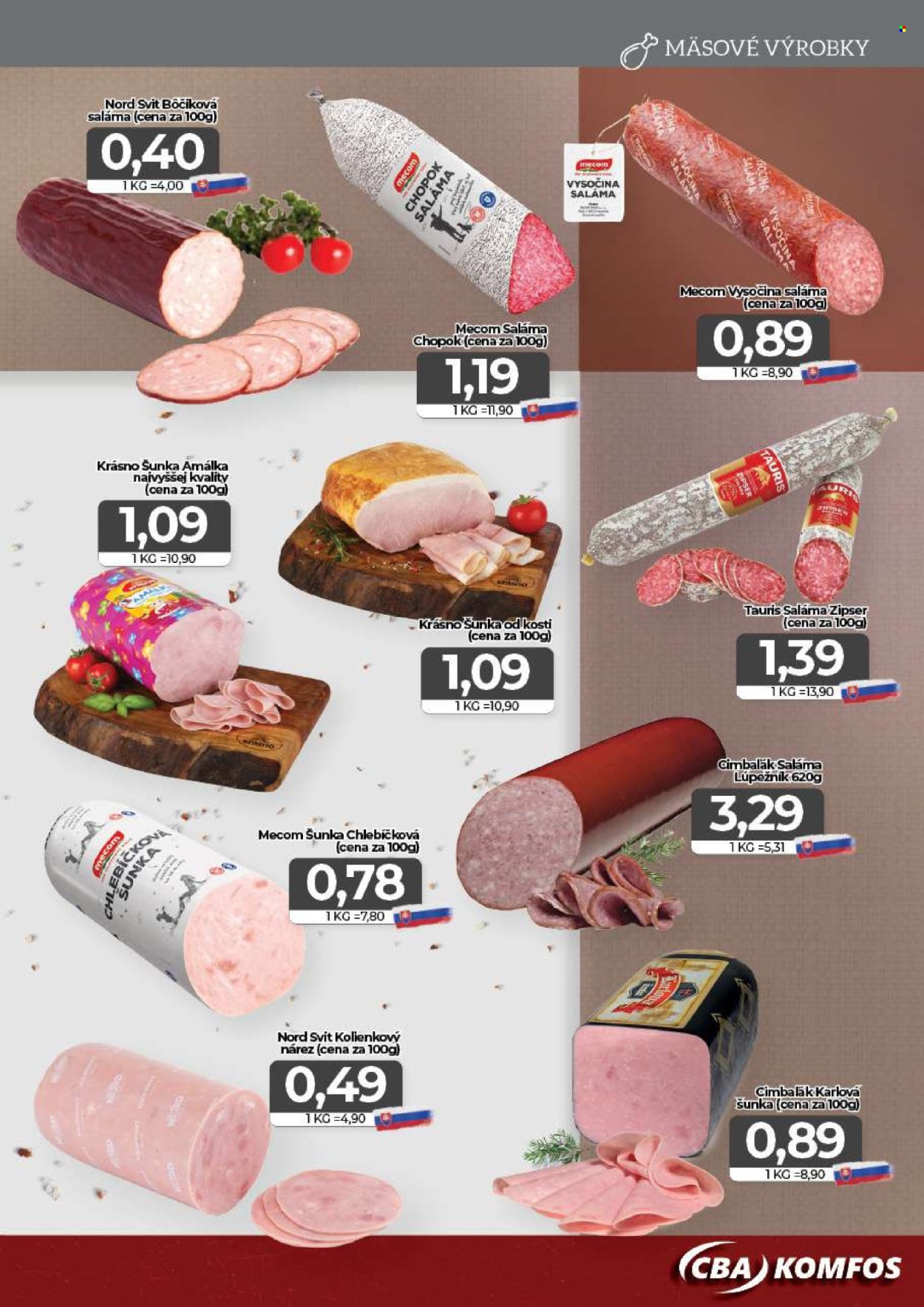 Leták CBA Komfos - 18.9.2026 - 29.9.2026. Strana 3
