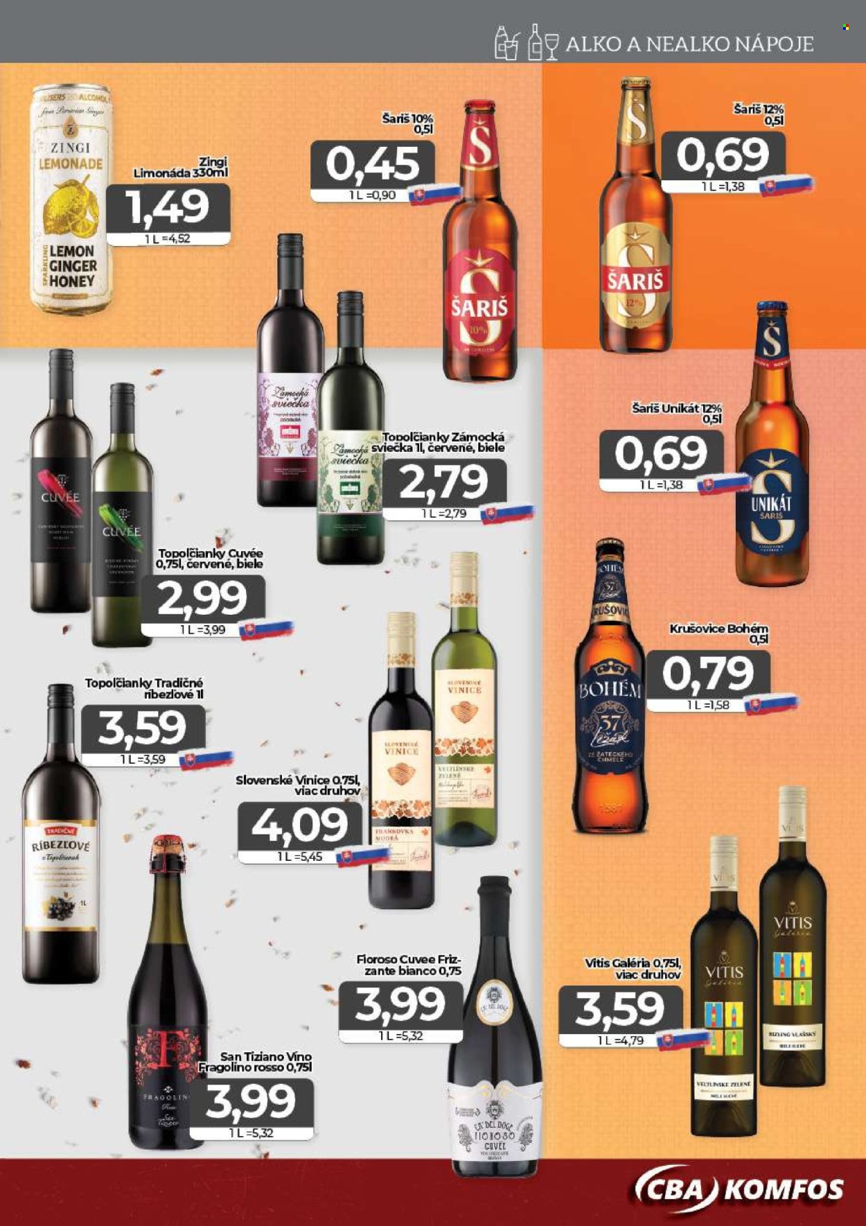 Leták CBA Komfos - 18.9.2026 - 29.9.2026. Strana 13