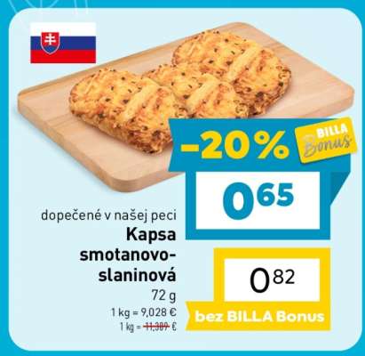 Kapsa smotanovo-slaninová