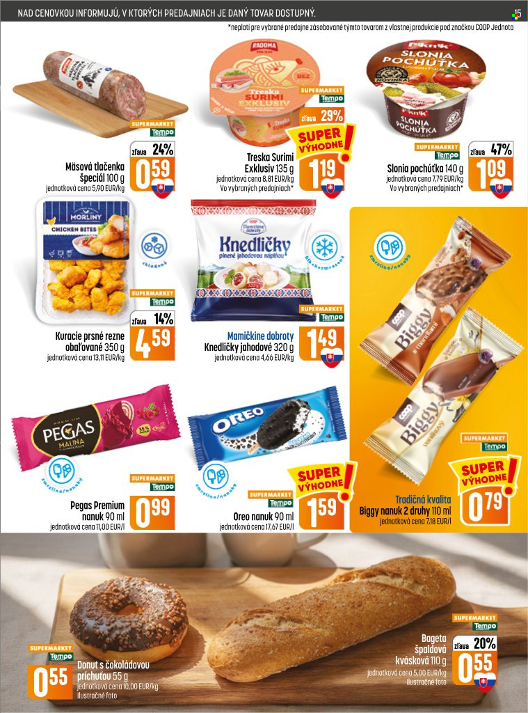 Leták COOP Jednota - 17.9.2026 - 23.9.2026. Strana 15