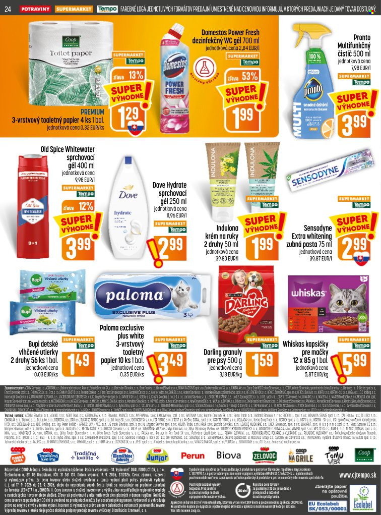 Leták COOP Jednota - 17.9.2026 - 23.9.2026. Strana 24