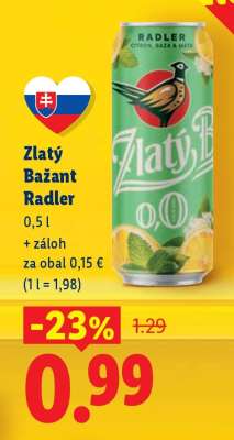 Zlatý Bažant radler