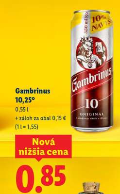 Gambrinus 10,25°